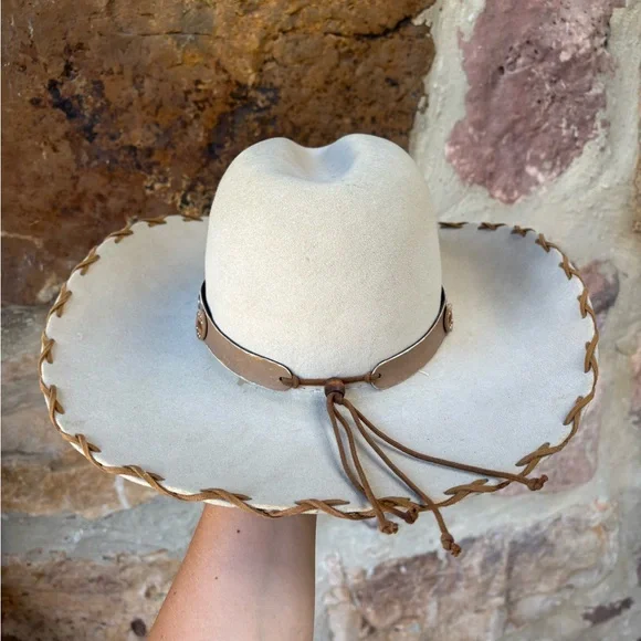 Charlie 1 Horse SnortyHorse Felt hat Sz 6 7/8 - Picture 2 of 3